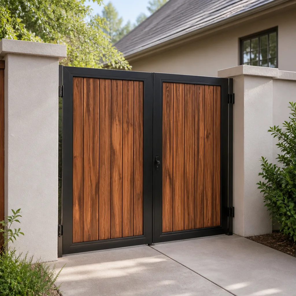 Wood & steel frame